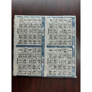 NWT 125 Bingo Sheets